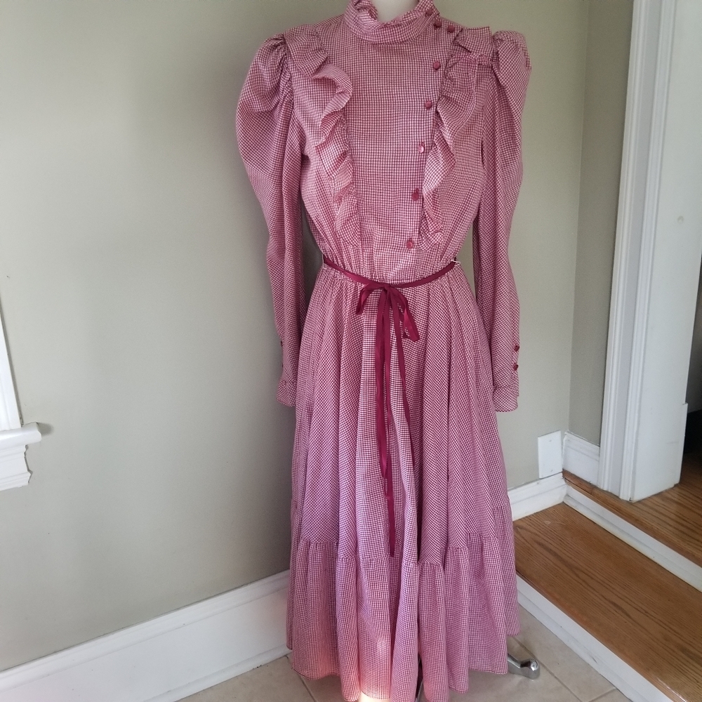 Vintage Kono New York gingham prairie dress
